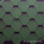 Gont Bitumiczny HEKSAGONALNY 6813 Zielony
